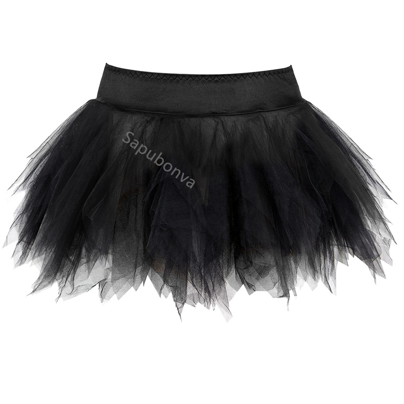 Röcke für Frauen Tutu Fee Tüll Minirock Party Plissee geschwollene Erwachsene plus Größe sexy Mode passend Korsett Vintage Jupe Falda