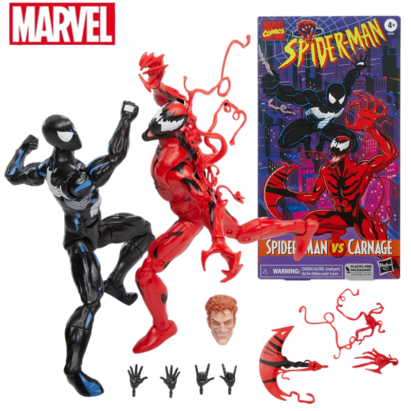 Figura de Ação ML Legends Amazing Spider-Man vs Carnage, Modelo Venom Massacre, Brinquedo Deadpool, Coleção Infantil, Presente