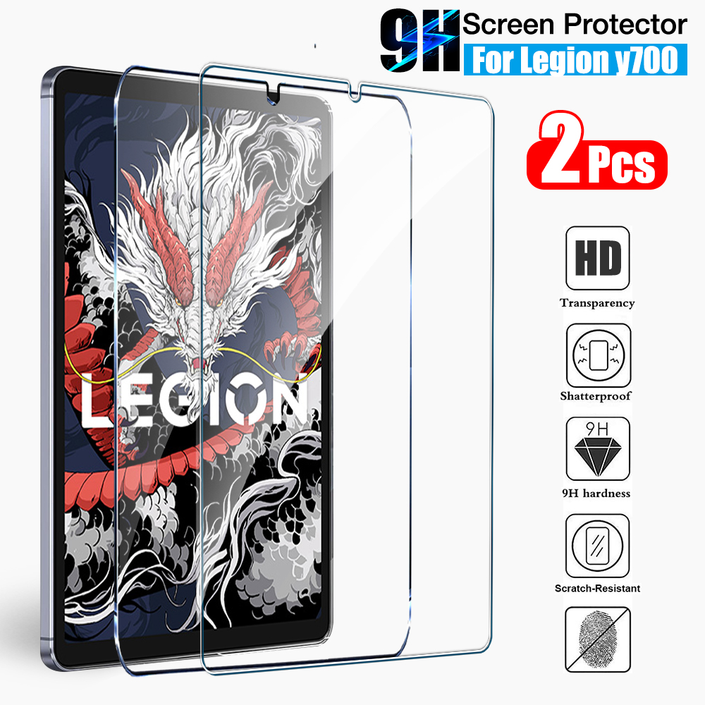 Kaca Tempered untuk Lenovo Legion Y700 2025 8.8 inci, 2 buah pelindung layar untuk Legion Y700 3rd generasi 2023