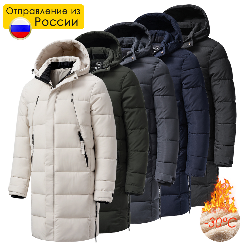 Homens 2022 inverno nova marca longo quente grosso velo chapéu parkas jaqueta casaco masculino outono outwear outfits clássico à prova dwaterproof água parkas
