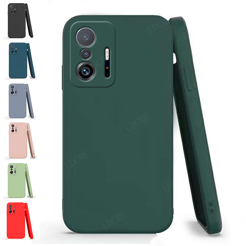 Per Cover Xiaomi Mi 11T custodia per Mi 11T Capas Silicone telefono armatura paraurti posteriore custodia morbida antiurto in TPU per Mi 11T Pro Fundas