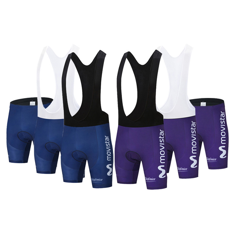 2026 Nova Bermuda Ciclismo Masculina Profissional Movistar com Gel Antiderrapante para MTB e Bicicleta de Montanha - Calções de Ciclismo