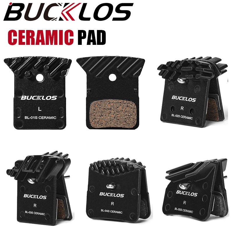 BUCKLOS เซรามิคเบรค Pads จักรยาน MTB ไฮดรอลิกเบรคแผ่นดิสก์จักรยานเสือภูเขาเบรคดิสก์สําหรับ Shimano เบรคอุปกรณ์เสริม