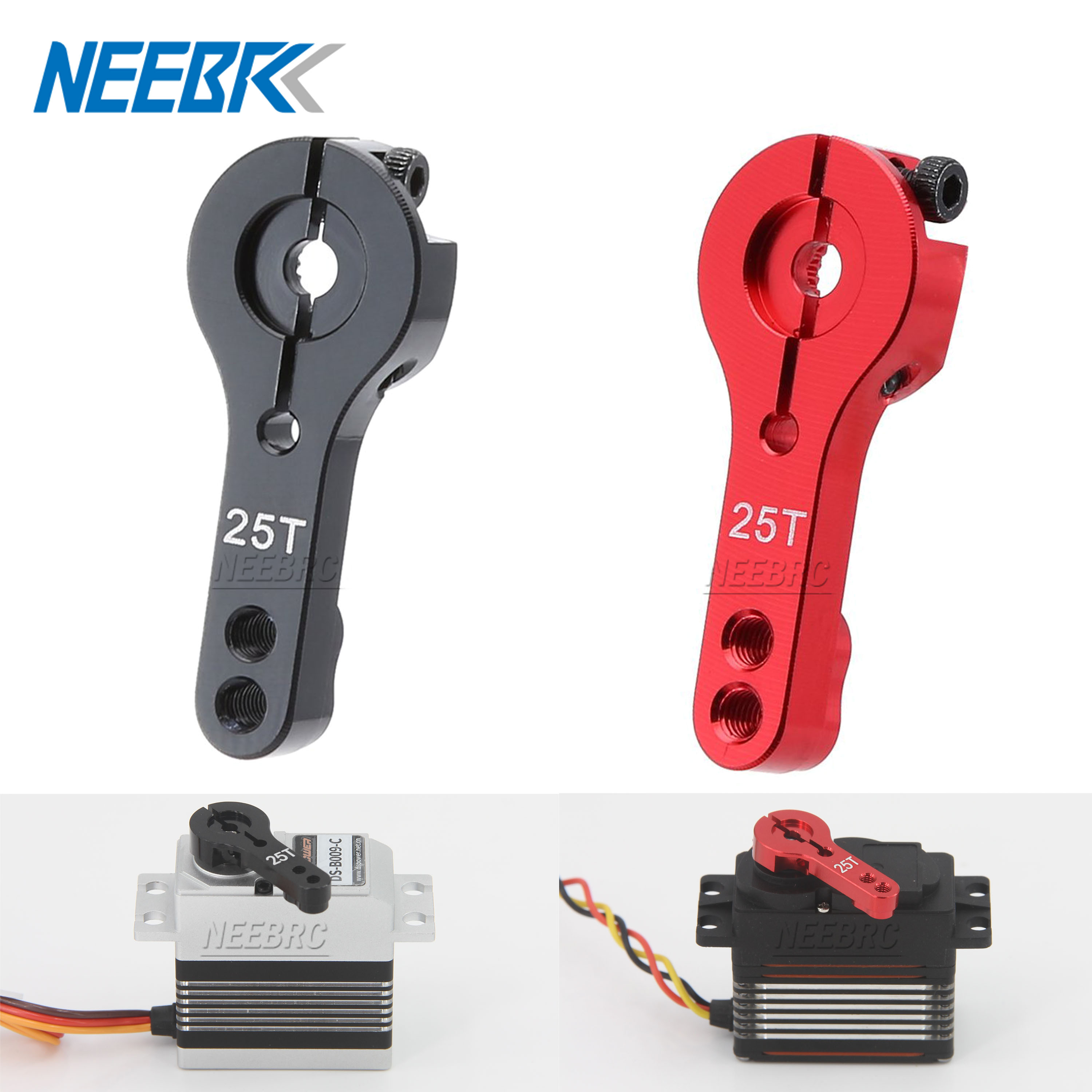 25T M3 Metal RC Servo Horn Arm Aluminum Set dla MG995 MG996R E9001 Futaba Savox Xcore HL PowerHD JX SPT Dspower DIY Car Toy Part