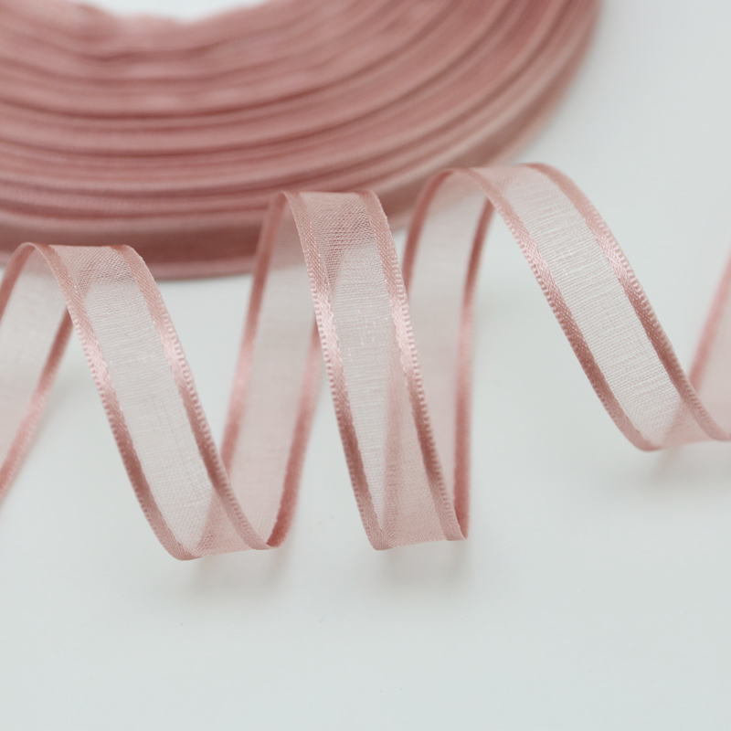 (50 mètres/rouleau) rubans en Organza large 3/8 ''(10mm), vente en gros, emballage cadeau, décoration, ruban de bricolage fait à la main