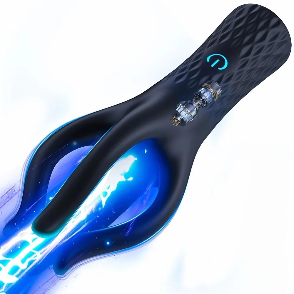 Masturbateur masculin pénis formation vibrateur gland stimulateur jouet sexuel pour retard d'éjaculation formation plaisir masculin prolonger l'endurance