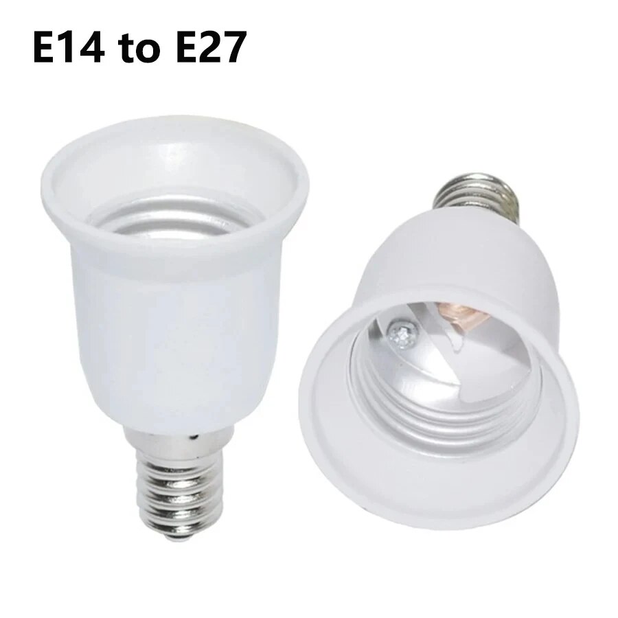 E14 auf E27 Lampenfassung Konverter Lampenfassung Lampensockel Adapter Stecker Extender Steckdosen für Mais Glühbirnen Scheinwerfer AC 110V-220V
