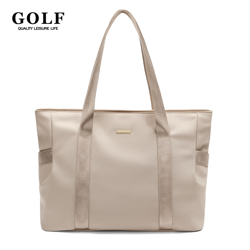 Sac de luxe de styliste de GOLF pour femmes, sacs à bandoulière pour le travail, sac de banlieue de 14 pouces avec compartiments à fermeture éclair, fourre-tout de grande capacité