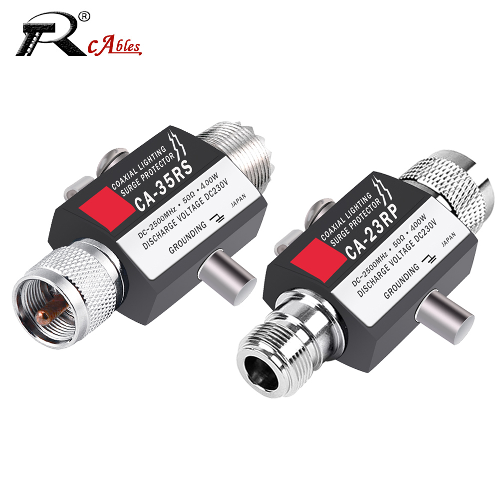 Répéteur radio CA-23RP/CA-35RS PL259 SO239 N, antenne coaxiale anti-éclair, protection contre les surtensions, 50 Ohm, 1 pièce