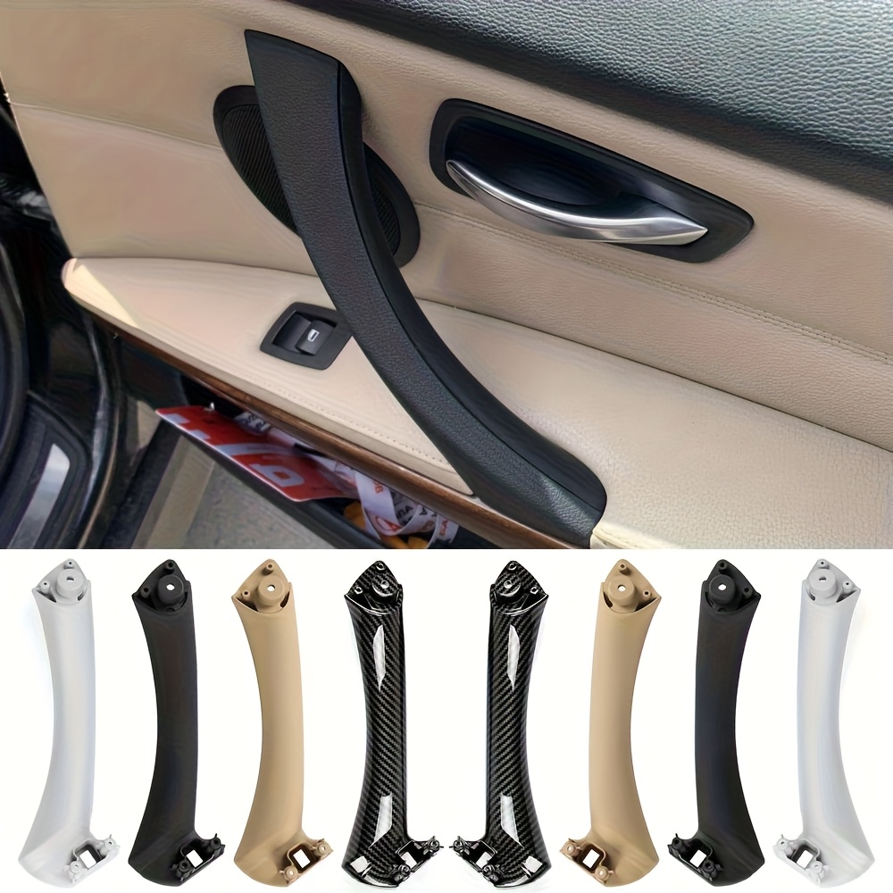 สำหรับ BMW ซีรีส์ 3 ปี 2005-2012 E90 E91 E92 มือจับประตูอะไหล่ 6 ชิ้น สำหรับพวงมาลัยซ้ายและขวา มือจับประตูด้านใน 316 318 320 325 328 330