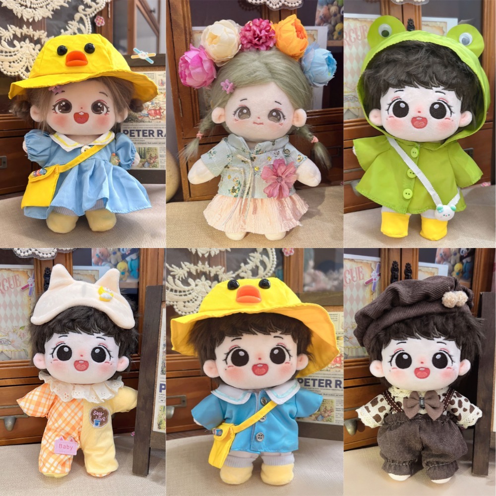Ropa bonita para muñecas de 20cm, traje de repuesto Multicolor, traje de vestir en miniatura, bonito juego de vestir cambiante, accesorios para muñecas