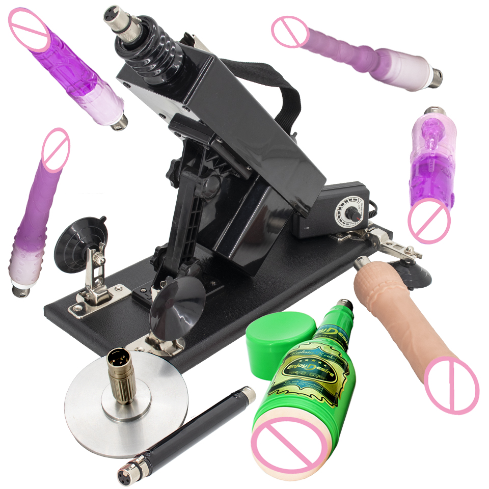 FREDORCH Sex Machine Mini Telescopic Linear Actuator Reciprocating Mechanism with 3XLR Connector as Machine Gun for Women and Men