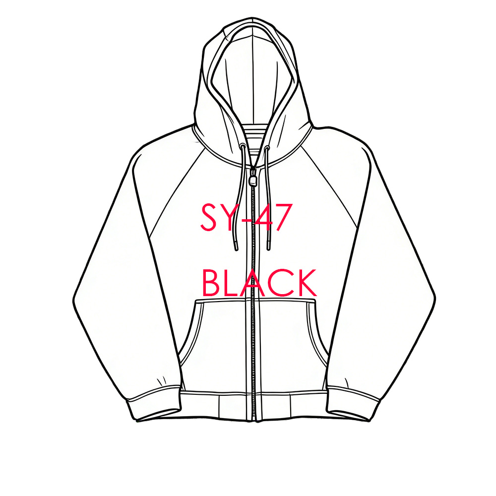 SY-47 Herren-Set aus Baumwolle, Trainingsanzug, Kapuzenpullover und Sweatshirt, Jogging, Streetwear, Herbst und Winter, hochwertige, bequeme Street-Style-Kleidung
