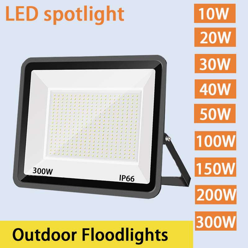 Foco LED reflectores para exteriores impermeable IP66 220V 10W 20W 30W 50W 100W 150W 200W 300W iluminación de cartel de fábrica para exteriores
