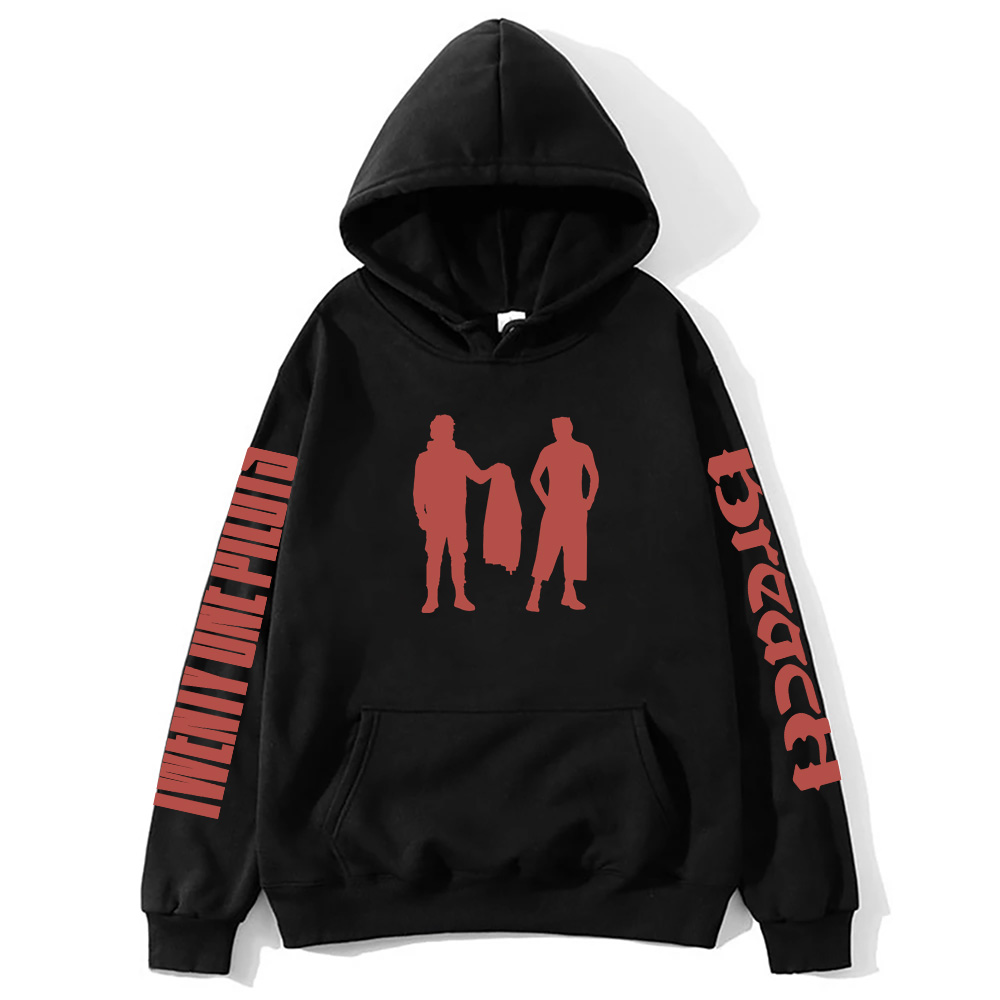 TwentyOnePilotss Breach Толстовка Мода Рок Хип-Хоп С Длинным Рукавом Мужская Женская Одежда Повседневная Уличная Одежда Негабаритный Свободный Пуловер