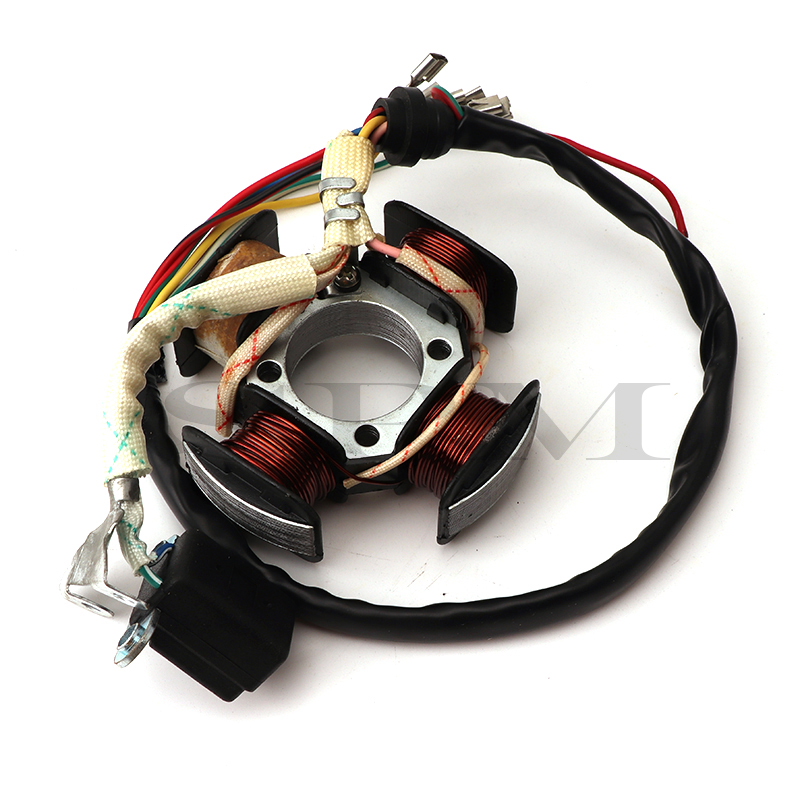 Suku cadang Generator koil Stator magnet untuk sepeda motor Honda CG125 ZJ125 CG ZJ 125 125cc