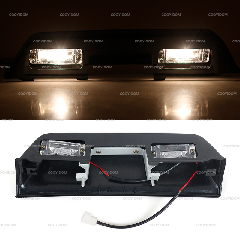 Car License Plate Light Tail Gate Door Registration Number Lamp For Mitsubishi Pajero Montero Shogun MK II 2 1990-2000