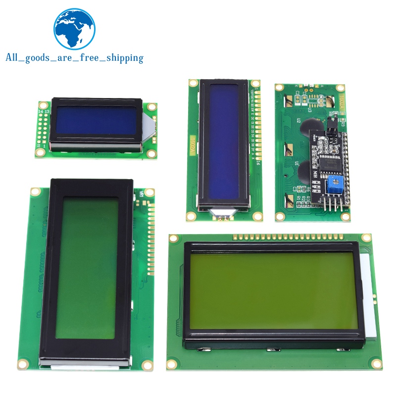 TZT LCD1602 LCD 1602 LCD2004 LCD 2004 LCD12864 LCD0802 Модуль Сине-зеленый экран 16x2 20X4 Модуль ЖК-дисплея с символами HD44780