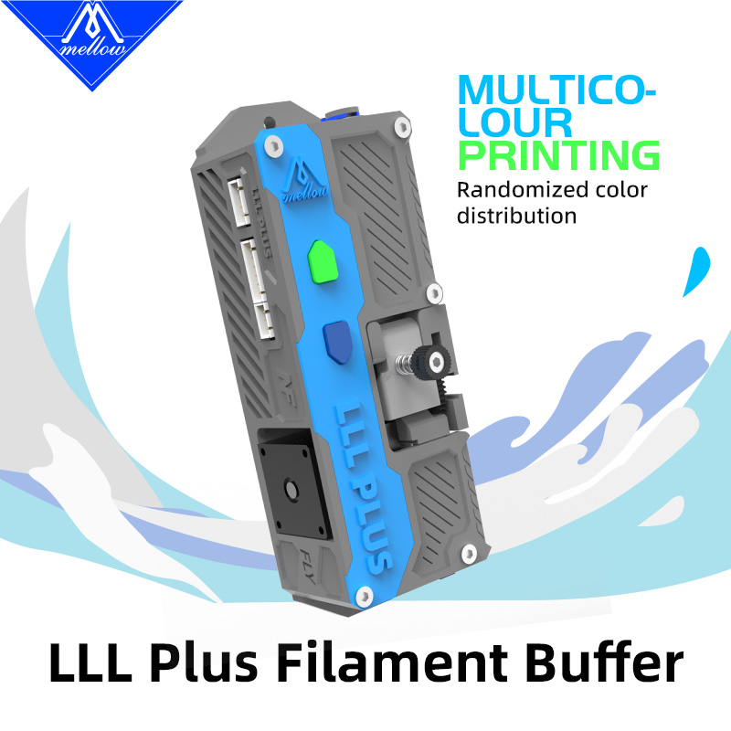 Mellow LLL Plus буфер нити для 3D-принтеров DIY Klipper/RRF/Marlin Обнаружение разрыва материала Автоматическая подача нити
