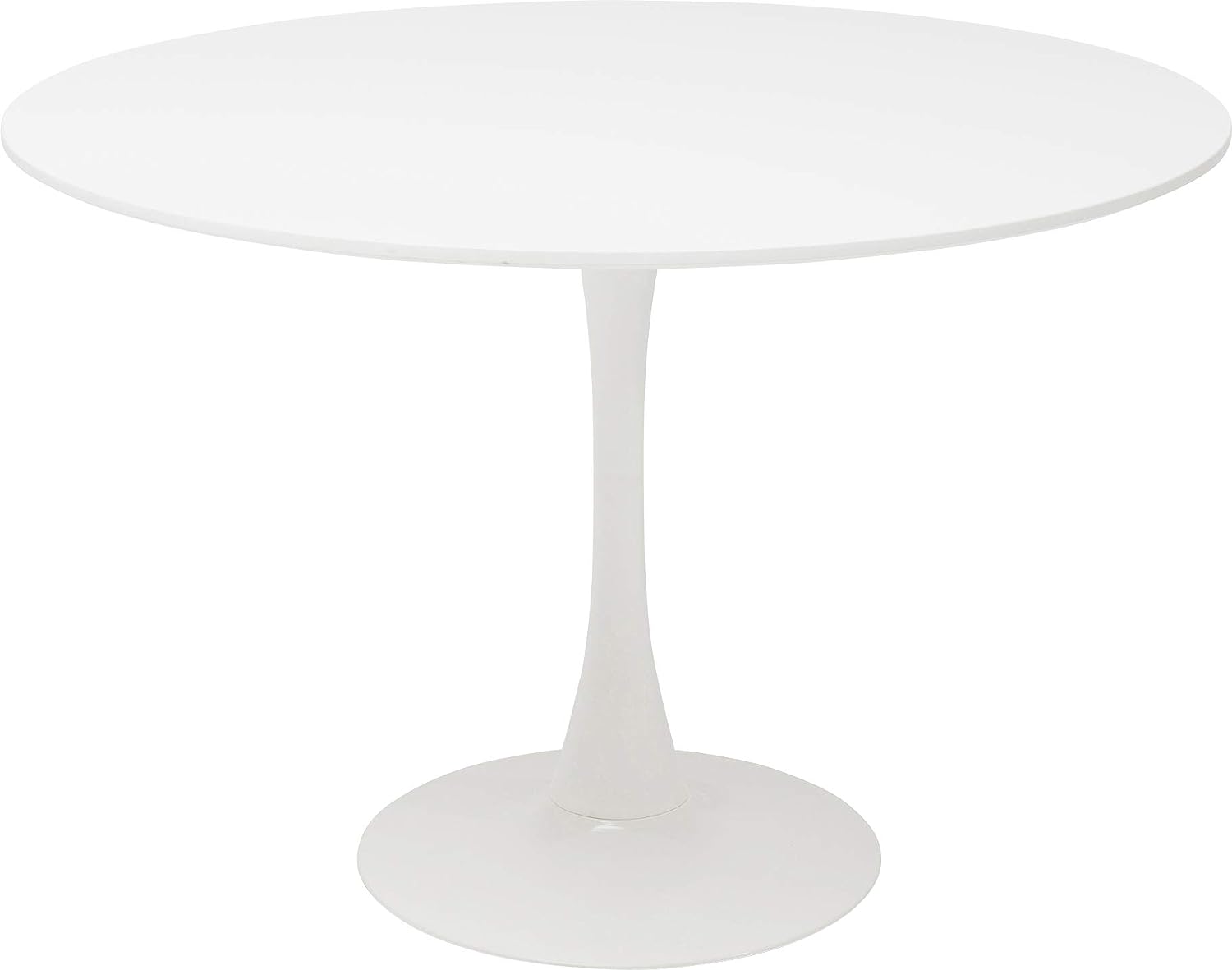 Table ronde blanche fixe Gina cuisine salle à manger salon meubles de Style nordique moderne petite Table de balcon 80CM / 110CM