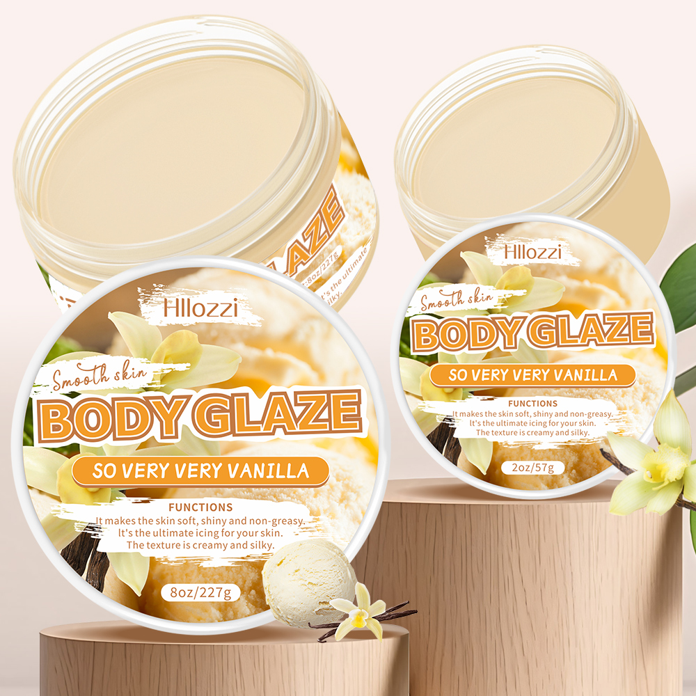 Esmalte corporal de vainilla de 2oz/8oz, cuidado hidratante nutritivo para la piel, mantequilla corporal refrescante, aceite corporal no graso, piel hidratante
