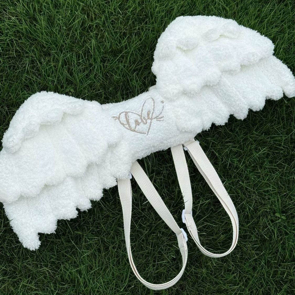 Backpack Small Girls “Angel's Wings” Fashion Sweet All-match Decorative Backpack Women