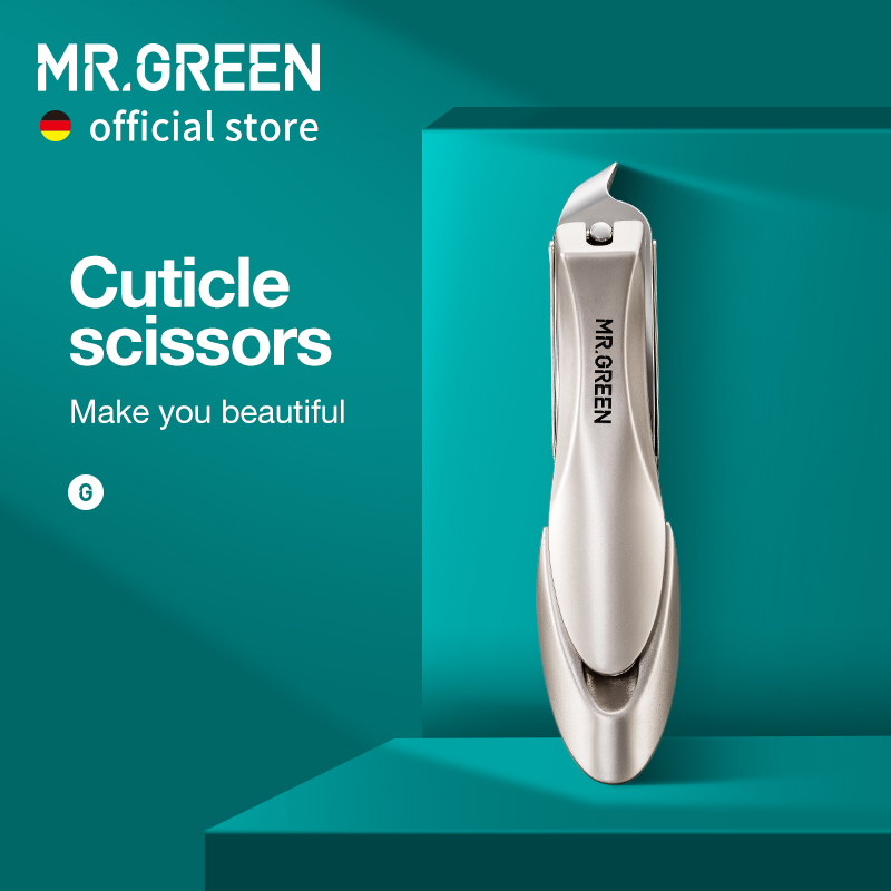 MR.GREEN Nagelschneidemaschine mit schräger Kante, Nagelhautzange, Werkzeug, Edelstahl, abgestorbene Haut, schräge Spitze, Trimmer, Maniküre-Schere