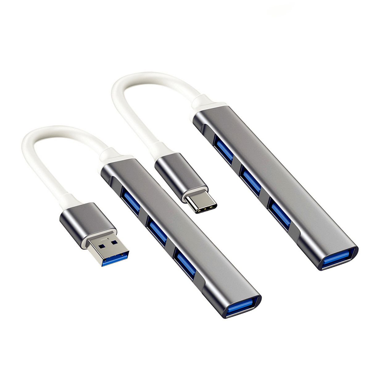 USB 3.0 Hub 4 Cổng USB Tốc Độ Cao Loại C Bộ Chia 5Gbps Cho Máy Tính Phụ Kiện Máy Tính Đa Cổng HUB 4 Cổng USB 3.0 2.0