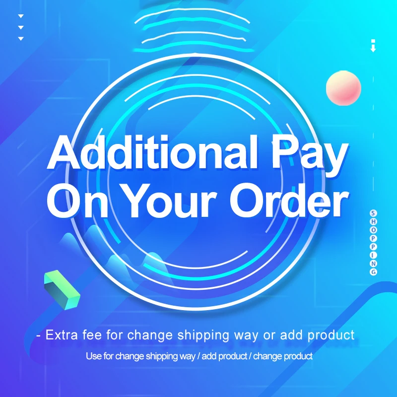 Pago adicional de Essager en su pedido (uso para cambiar la forma de envío/agregar producto/cambiar producto)