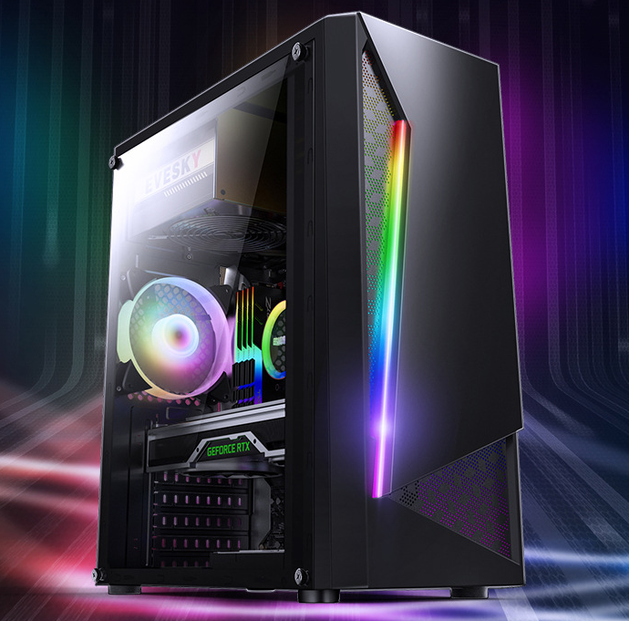PC Gamer Aotesier A8 7680/ 8G/16G RAM 120G/500G SSD Windows 10 Pro, Computador Desktop para Jogos Barato