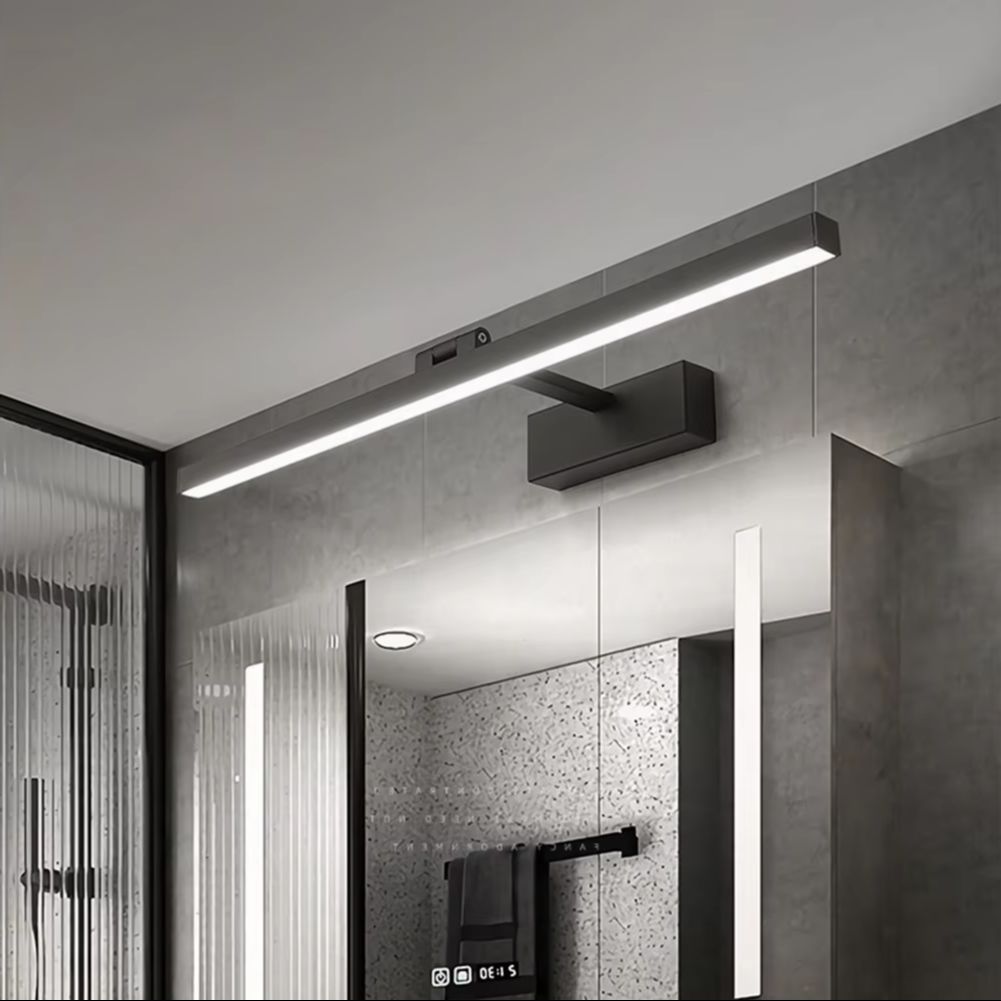 LED-Badezimmers piegel leuchte 50cm, moderne Badezimmers piegel leuchte, schwarz