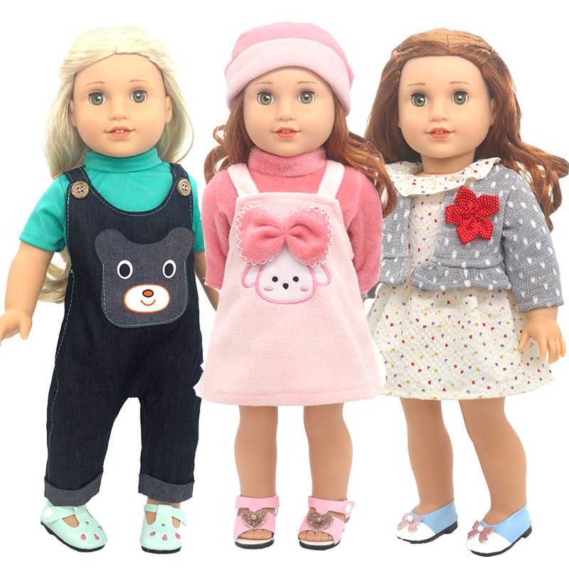 Vêtements de Bikini pour poupées américaines de 18 pouces, vêtements pour bébés de 43cm