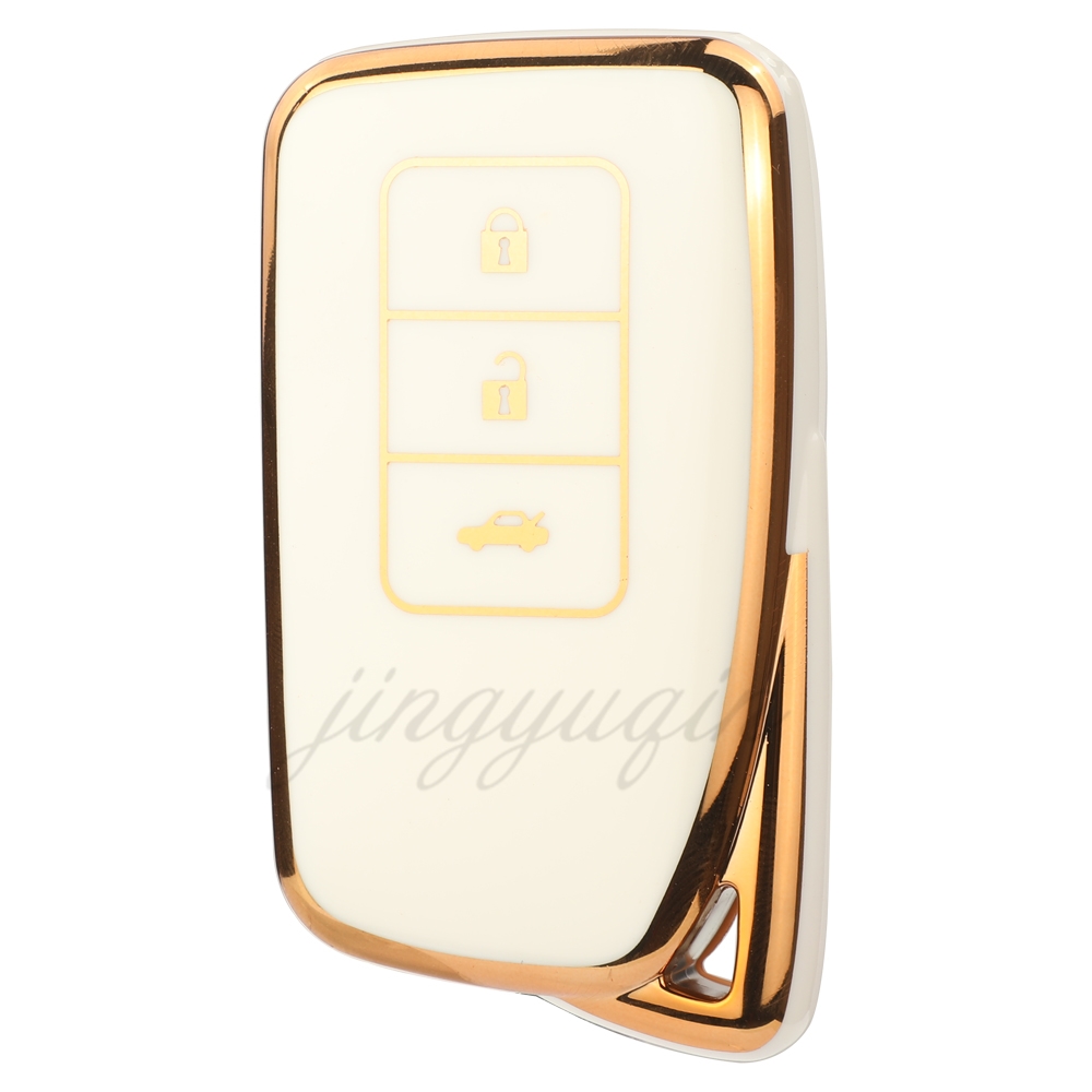 Jingyuqin 3/4 Buttons TPU Car Key Cover Case For Lexus GS NX RX IS ES GX LX RC 200 250 350 LS 300H 450H
