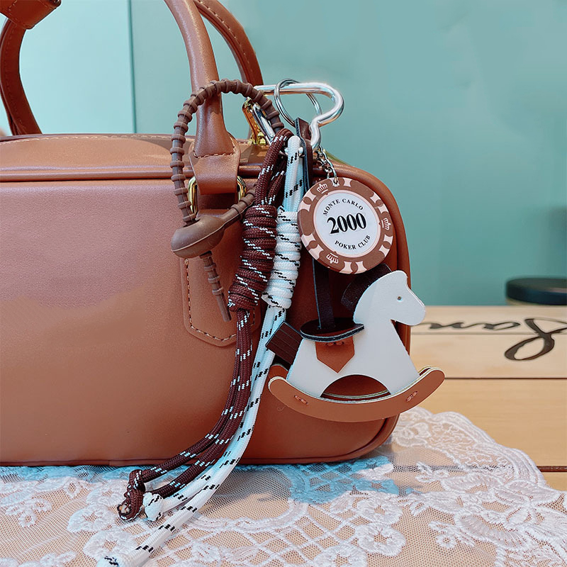 Braided Rope Bag Pendant High-grade Keychain Pendant Trojan Horse Pendant Suitable for Phone Bag Accessories