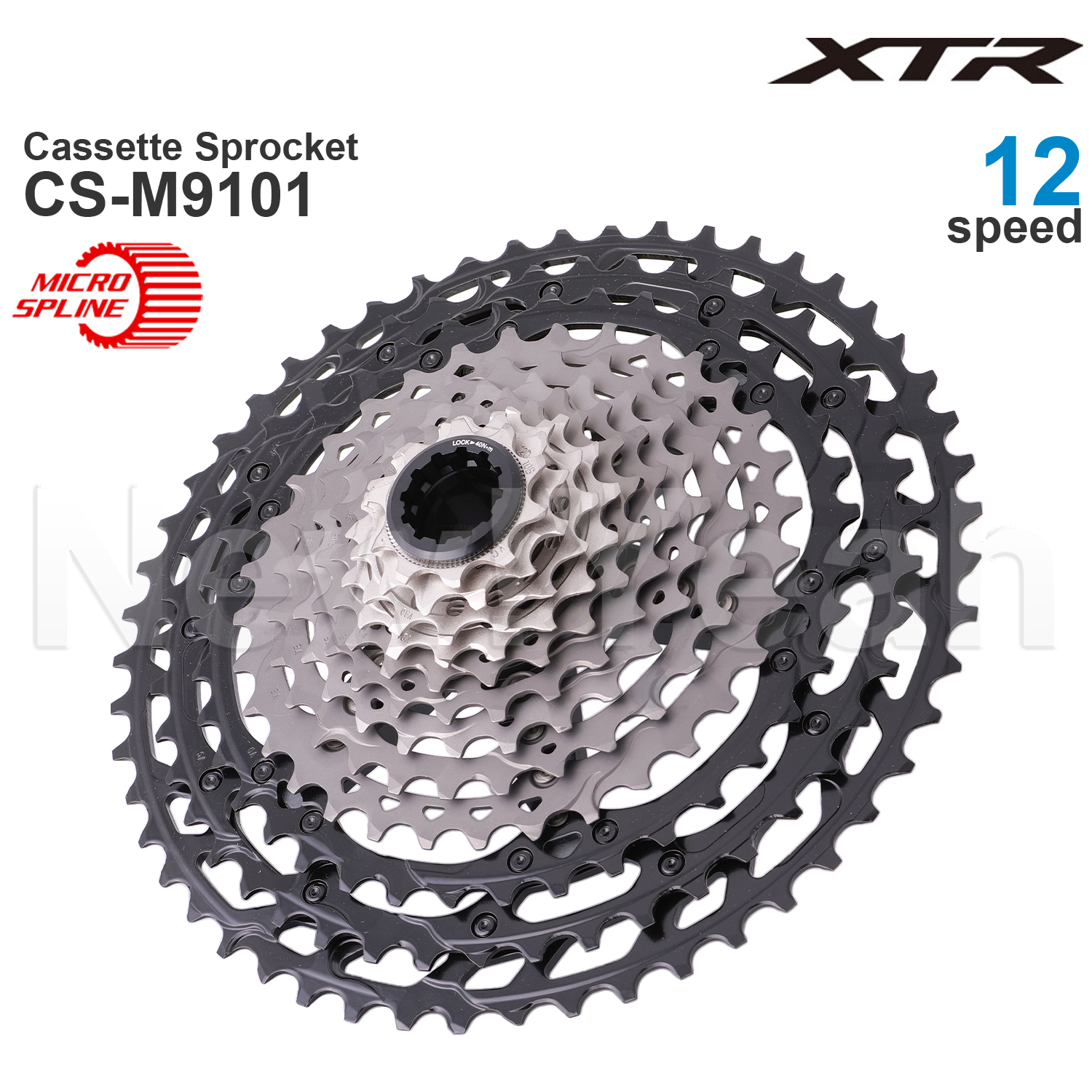 SHIMANO XTR CS-M9101 HYPERGLIDE zębatka kasetowa M9100 zębatki wolnego koła rower górski MTB 12-biegowa 10-51T M9100 zębatka kasetowa