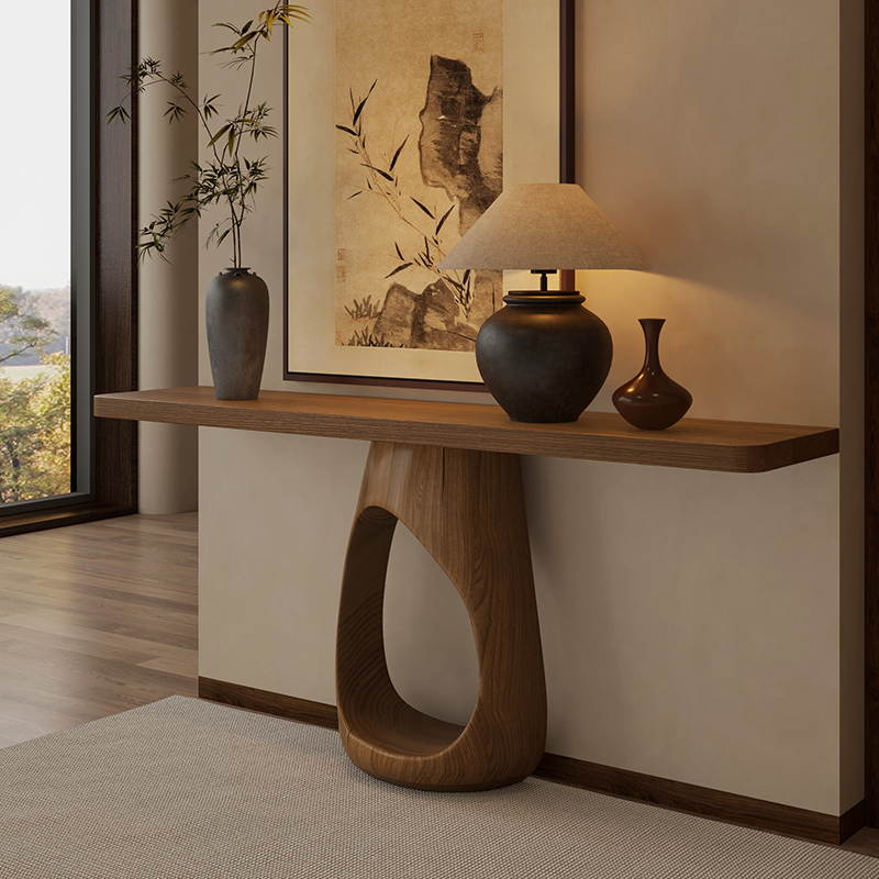 Amerikanischer klassischer Konsolentisch, einzigartiges Design, cooler Konsolentisch aus der Mitte des Jahrhunderts, Veranda, Eingang, Recibidores Para Entrada Furniture