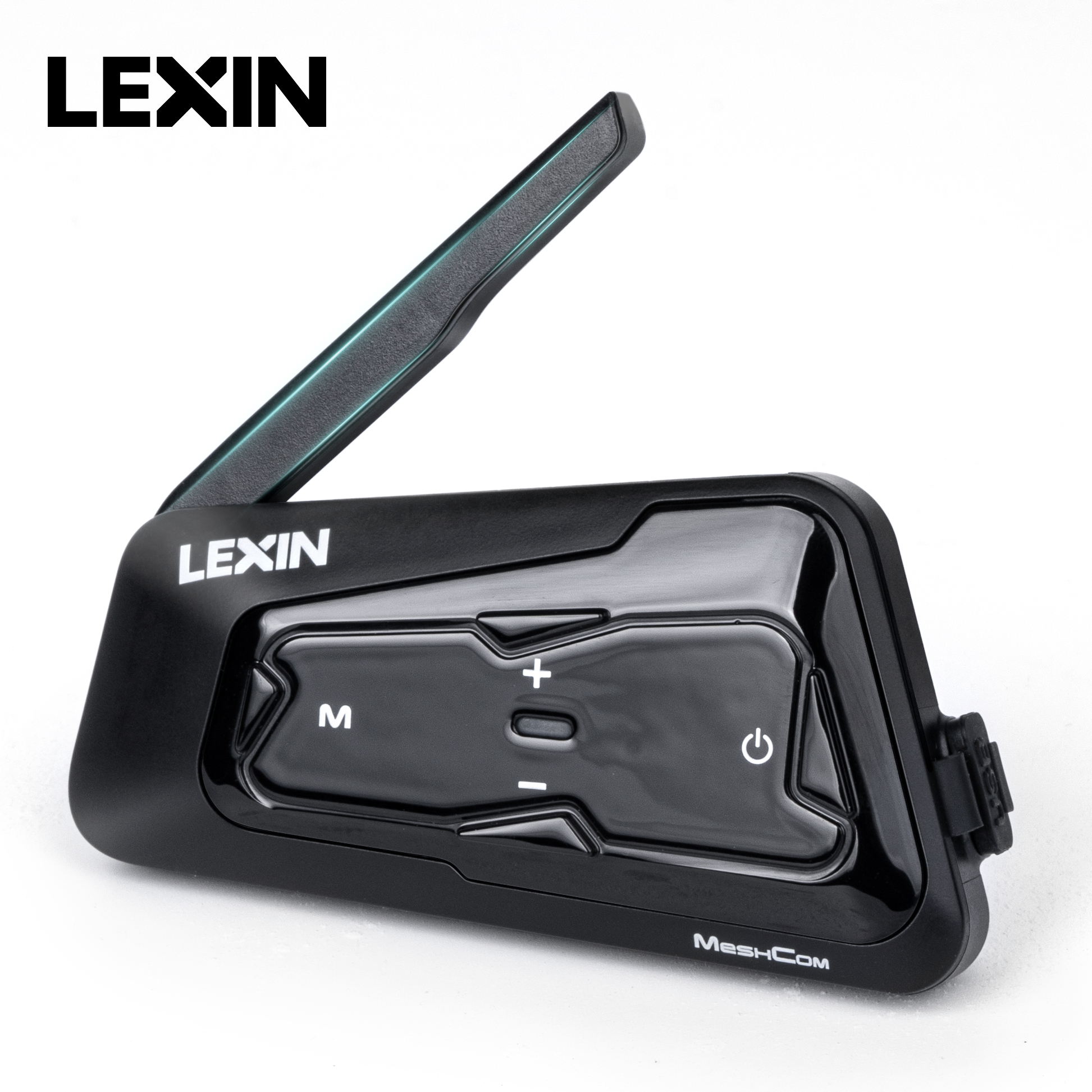 LEXIN-MeshCom Bluetooth Headset, Motocicleta Intercom, Mesh Sistema De Comunicação, Paralelo De Áudio Intercom,24 Riders