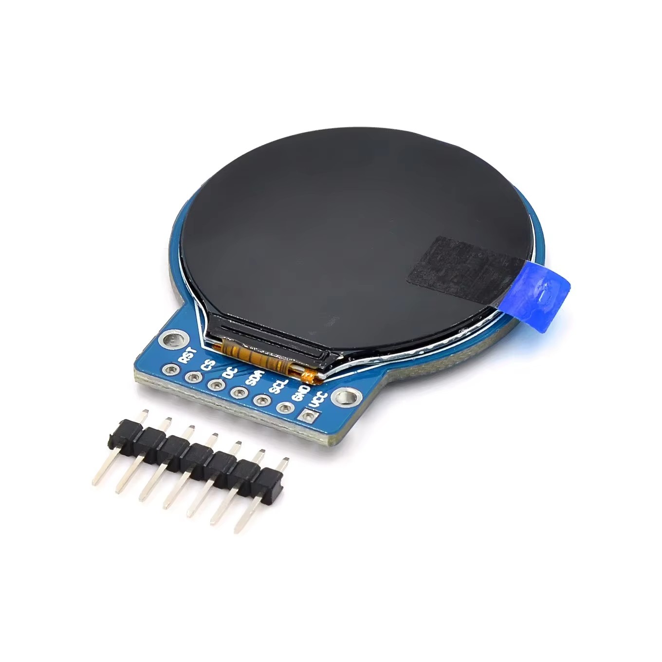 Pantalla TFT de 1,28 pulgadas, módulo de pantalla LCD TFT redondo RGB 240*240 GC9A01, controlador de 4 cables, interfaz SPI 240x240 PCB para Arduino