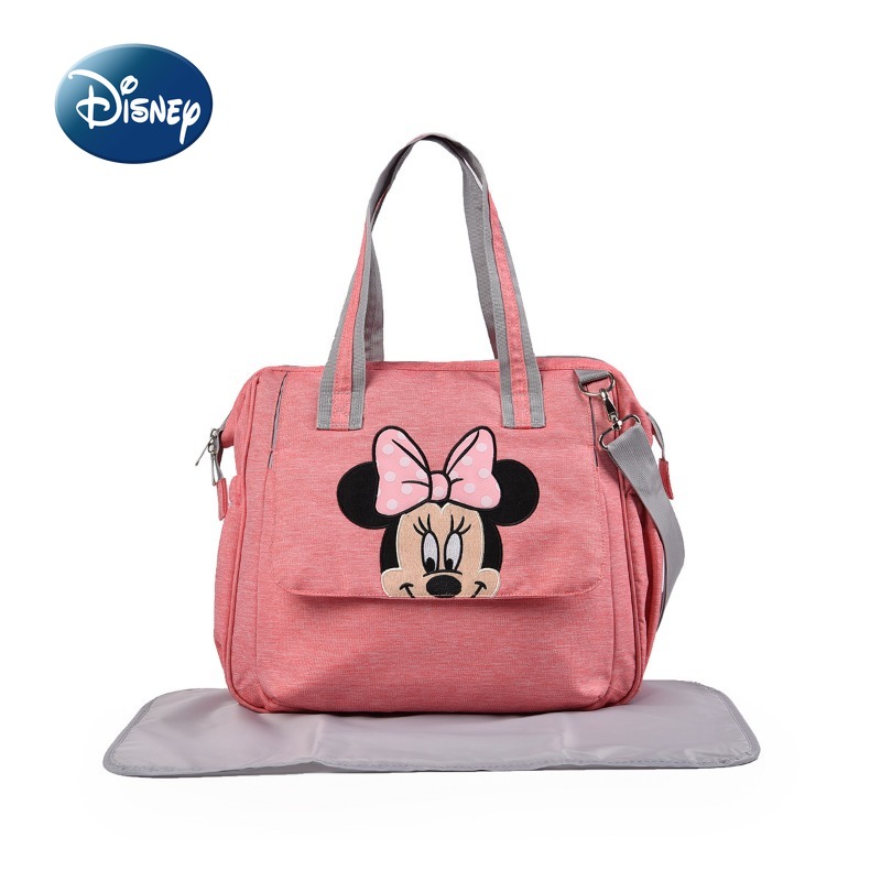 Новая сумка для подгузников Disney, роскошная брендовая модная детская сумка, большая вместительная многофункциональная сумка для детских подгузников из 2 предметов, высокое качество