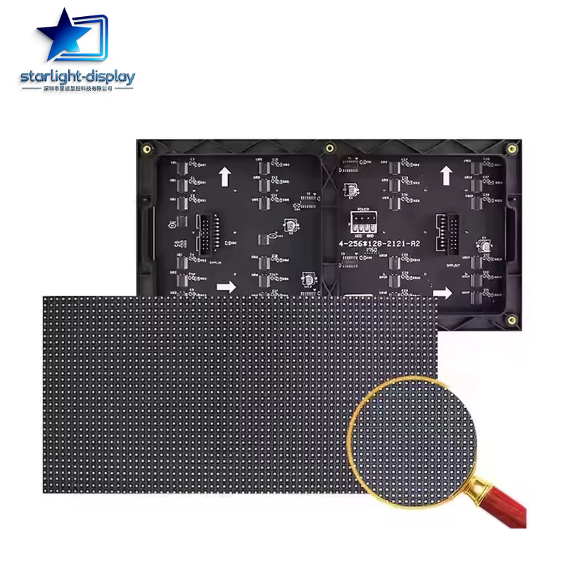 Módulo de vídeo de Panel de pantalla LED interior P4 256x128mm 64x32 píxeles 1/16 escaneo SMD RGB pantalla de matriz a todo color 3 en 1 HUB75 de luz