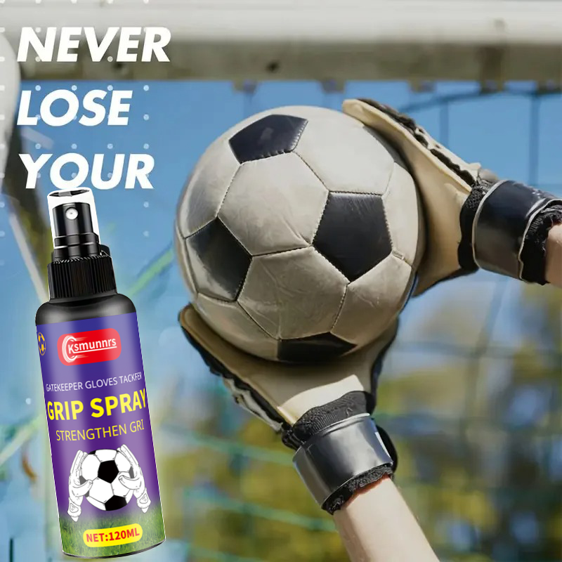 120ml ゴールキーパーグローブスプレー、スポーツ用滑り止めグリップスプレー - ジム、ロッククライミング、ウェイトリフティング用の多用途滑り止め強化剤