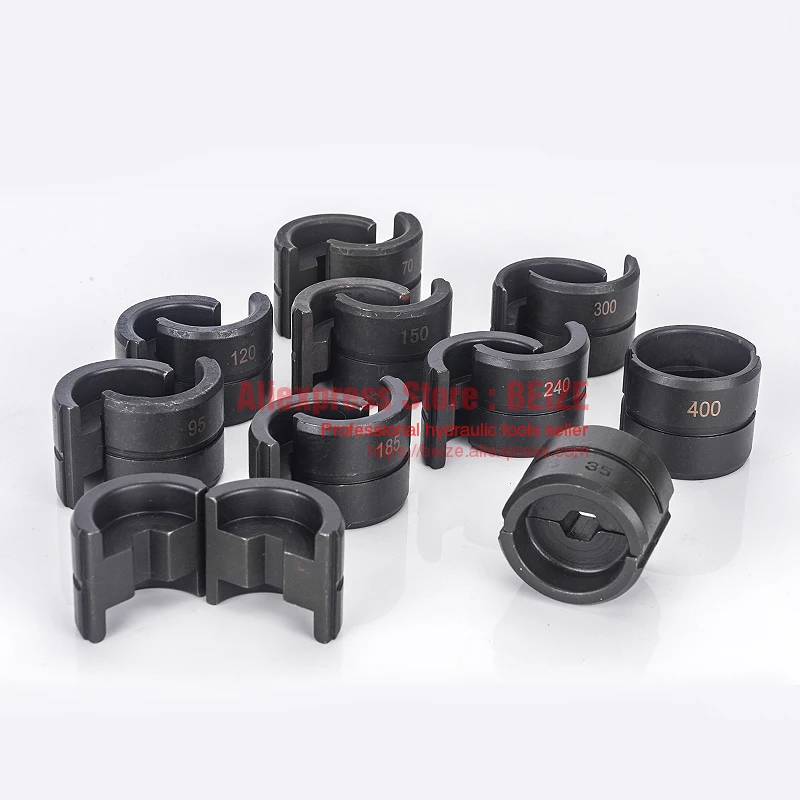 Matrices de sertissage de câbles hydrauliques, pour outil de sertissage hydraulique, pour CYO-400 EP-410 EP-430 EP-510 EZ-400, type hexagonal, H et C, 1 pièce
