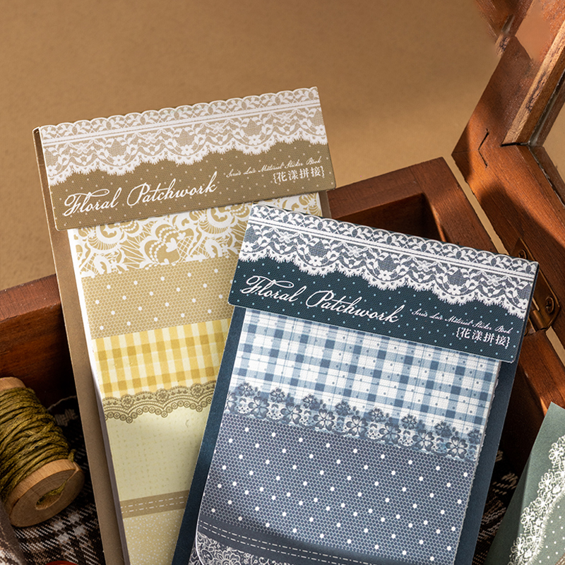 Mr.Paper, 3 Paquetes de Papel Decorativo con Diseño Floral, Material de Papel para Patchwork, Bloc de Papel para Manualidades, Decoración de Álbumes de Recortes, Suministros para Manualidades
