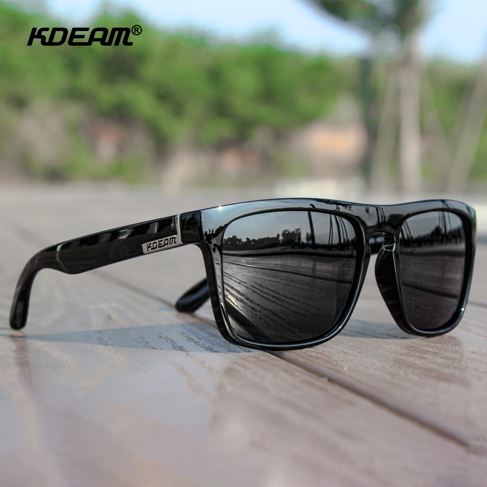 KDEAM Herren-Sonnenbrille, polarisiert, photochrom, für Autofahren, Nachtsicht, UV400, klassische Farben, Modell KD156, mittlere Größe