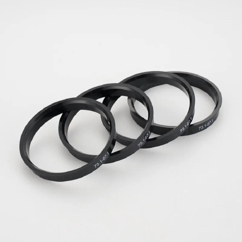 4PCS Hub Centric แหวนรถล้อ Bore Center Hub แหวน73.1 67.1 66.6 66.45 57.1 54.1 56.1 56.6 58.6 72.6 60.1