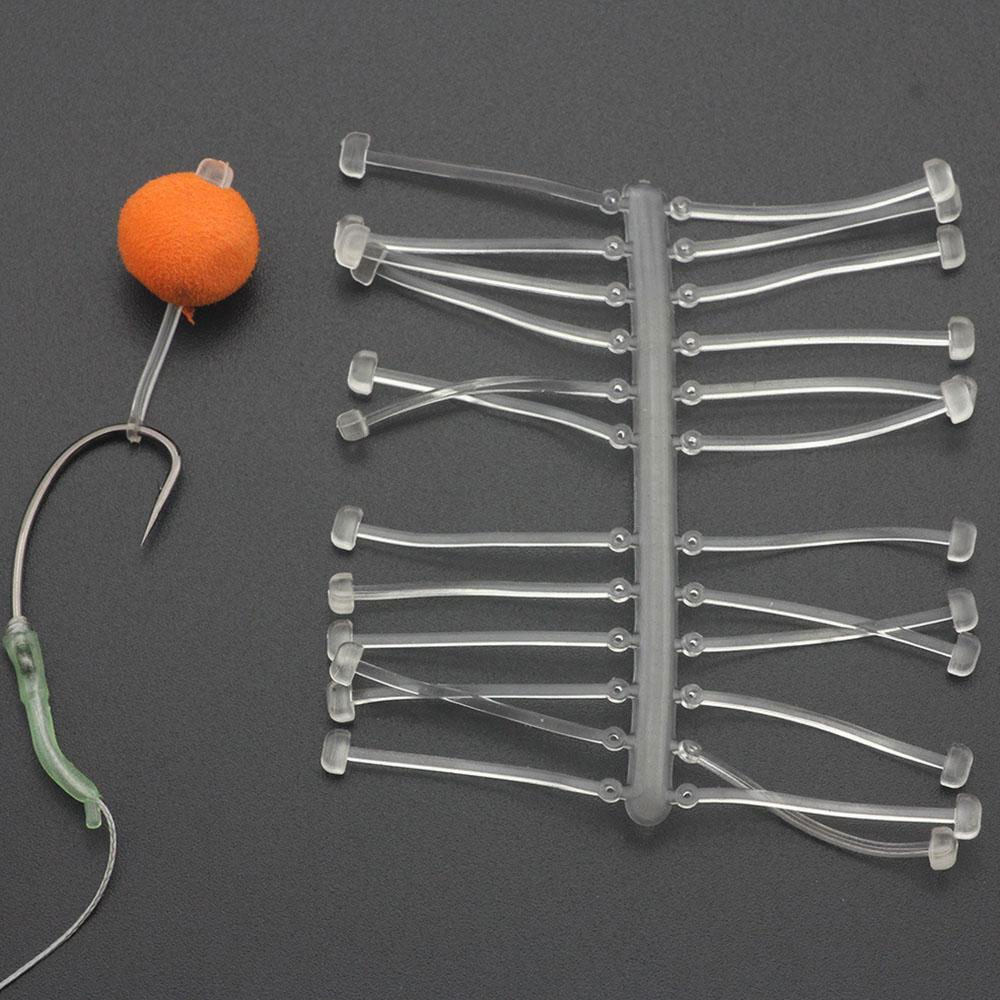 120 pièces/5 feuilles carpe pêche plate-forme à cheveux appât arrêt couleur claire Boilie Inserts outils outils de pêche
