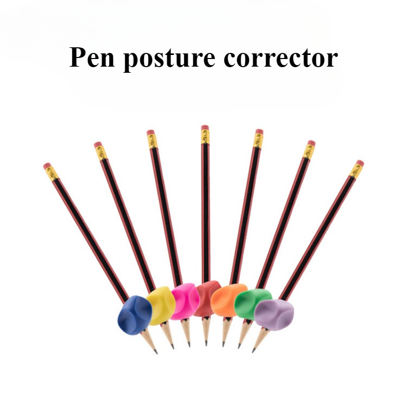 5/10 pièces universel ergonomique aide à l'écriture correcteur d'écriture poignée pour enfants écriture porte-stylo Correction porte-crayon