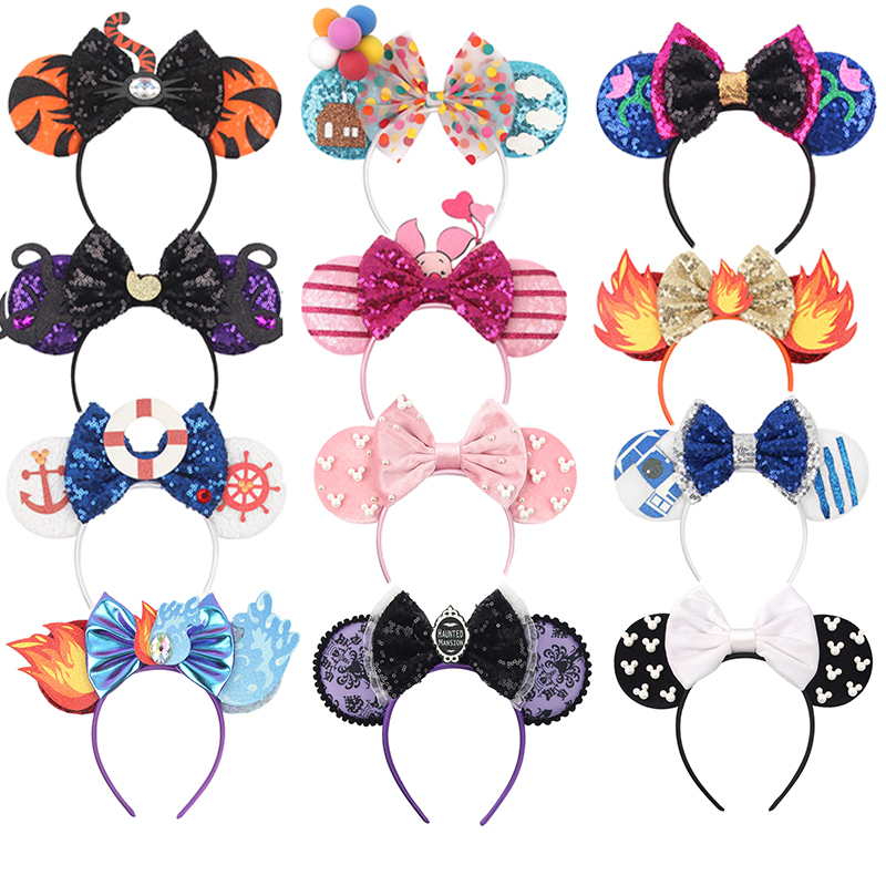 Neue Elementary Oren Stirnband Wade Ember Mickey Mouse Bow Haarband Frauen Kinder Pop Party Charakter Diy Haar Zubehör