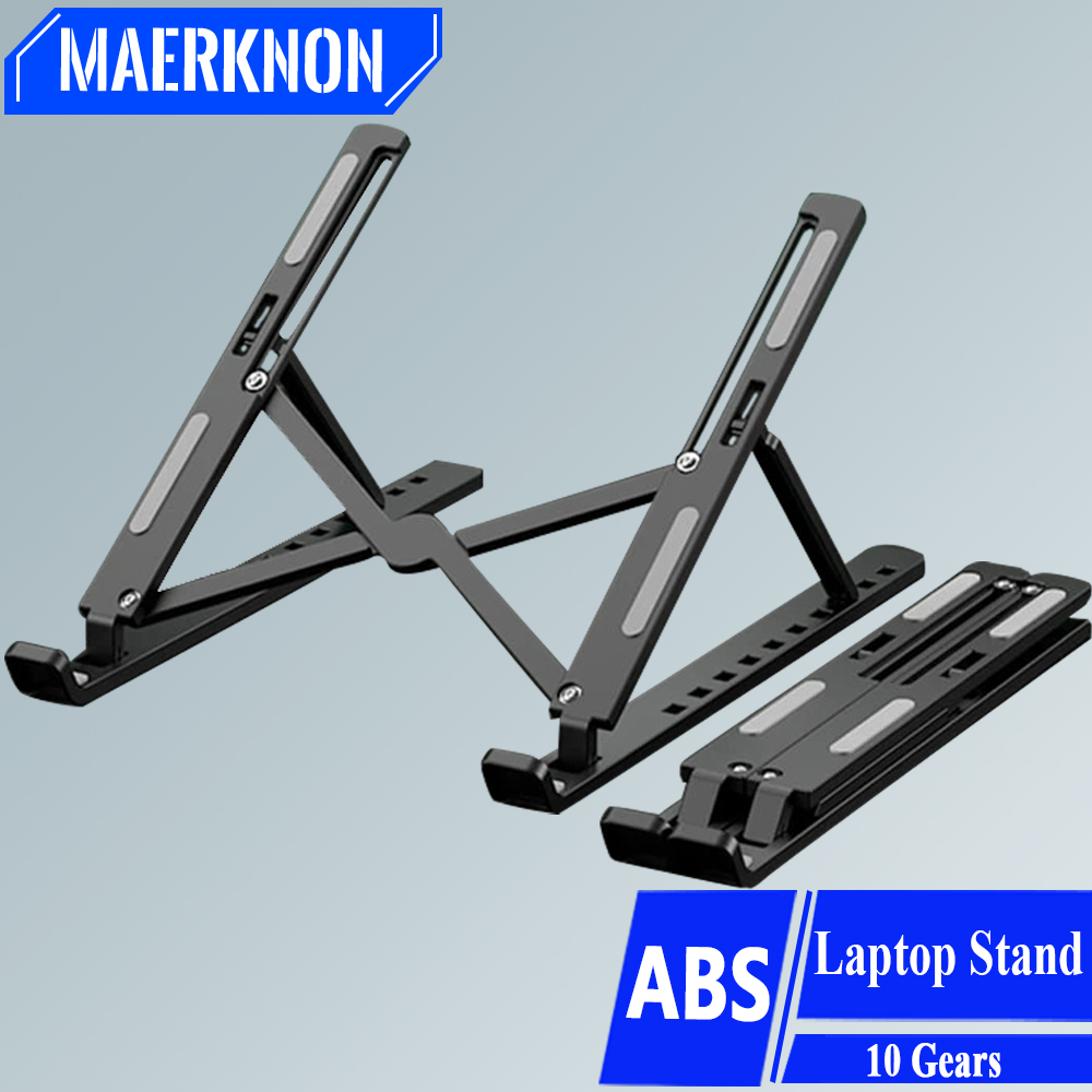 Soporte plegable para portátil, Base ajustable para Notebook, ABS, accesorios para Macbook Air Pro