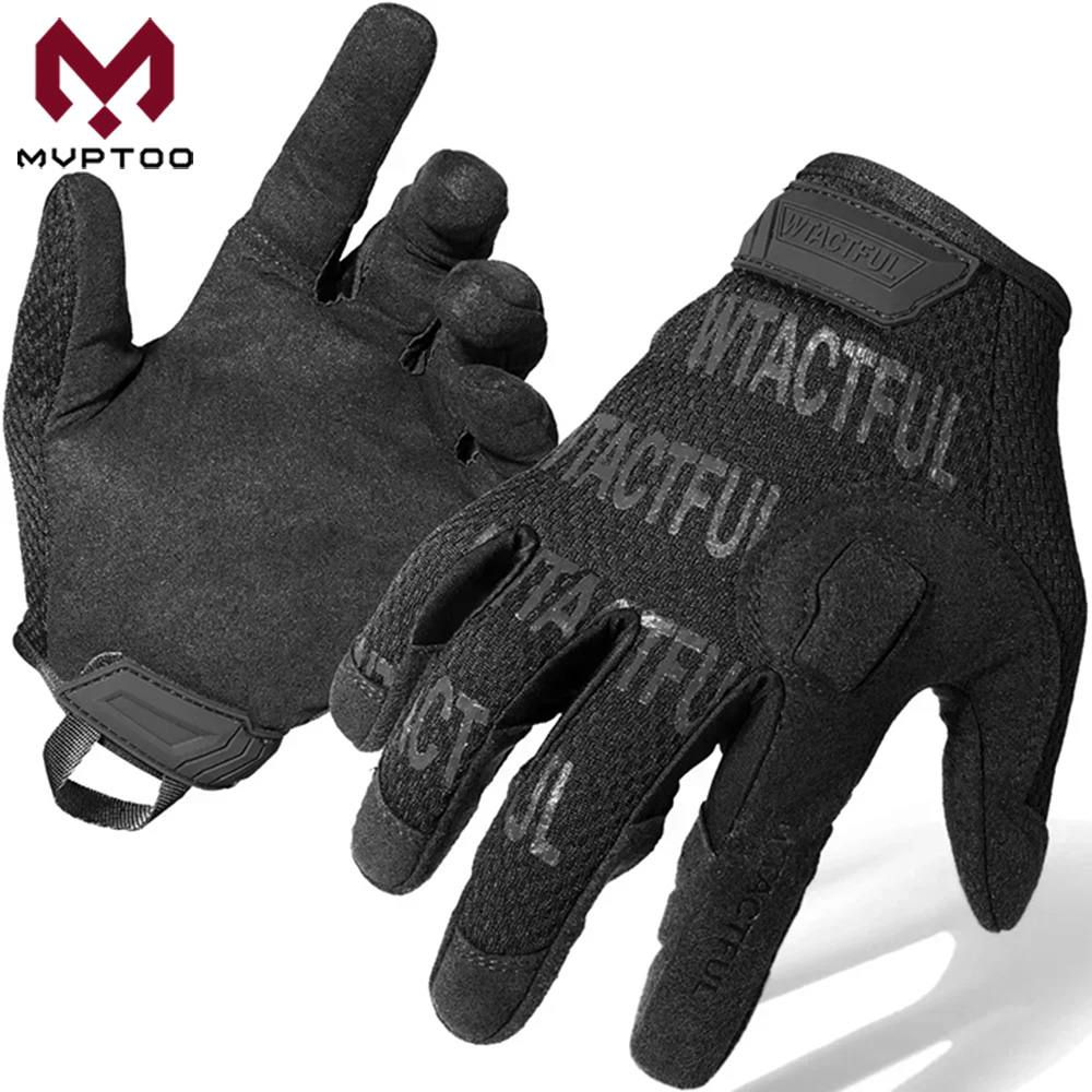 Outdoor Tactical Gloves Touch Screen Hunting Sport Cycling Camping Hiking Paintball Work Driving Lightweight Full Finger Men